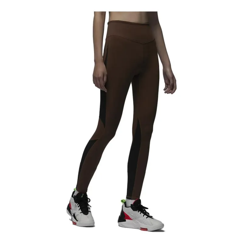 (WMNS) Air Jordan Sport Tech Leggings 'Brown' FB4648-259 sold by KicksCrew