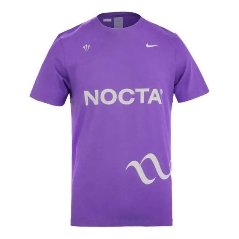 Nike x Drake Nocta NRG Essential Short Sleeve Top 'Purple' DM1724-510 sold by KicksCrew