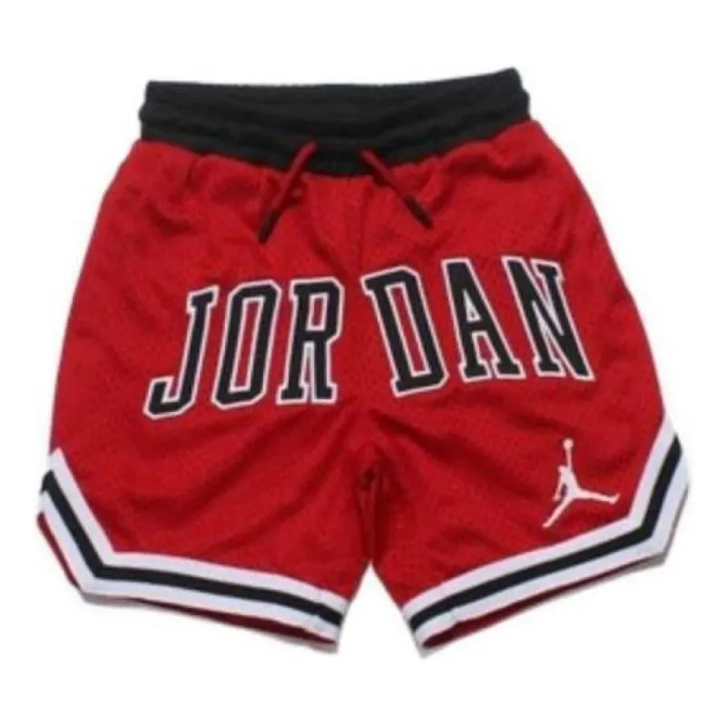 (GS) Air Jordan Front Logo Short 'Red' JD2322029-001 sold by KicksCrew