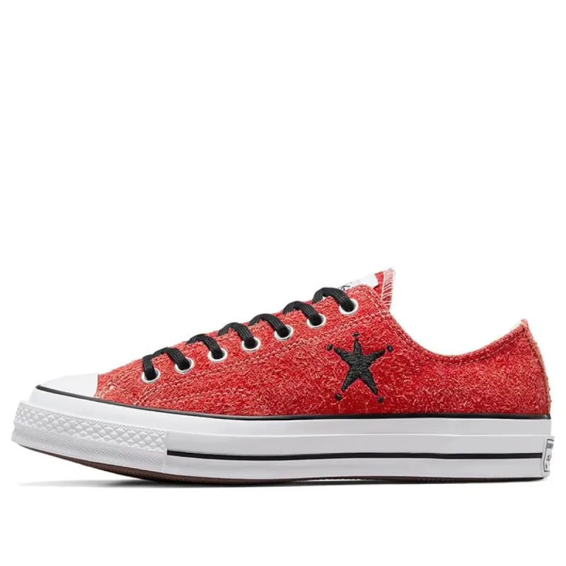 Converse x Stussy Chuck 70 Low 'Poppy Red' A07664C sold by KicksCrew