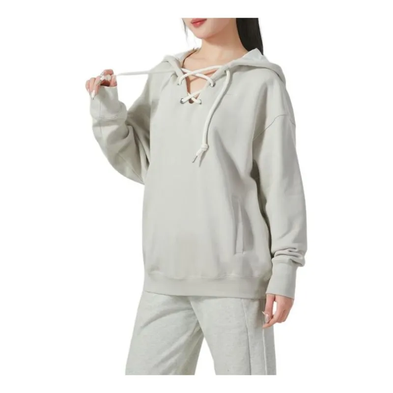 (WMNS) Nike Serena Williams Design Crew Fleece Pullover Hoodie 'Beige' FN1917-072 sold by KicksCrew