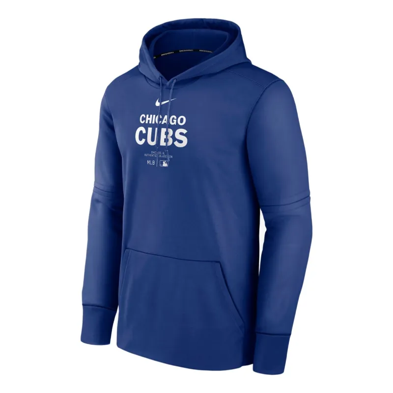 Nike Therma MLB Chicago Cubs Authentic Collection Practice Pullover Hoodie 'Royal' NAC311TUEJ-J37 sold by KicksCrew