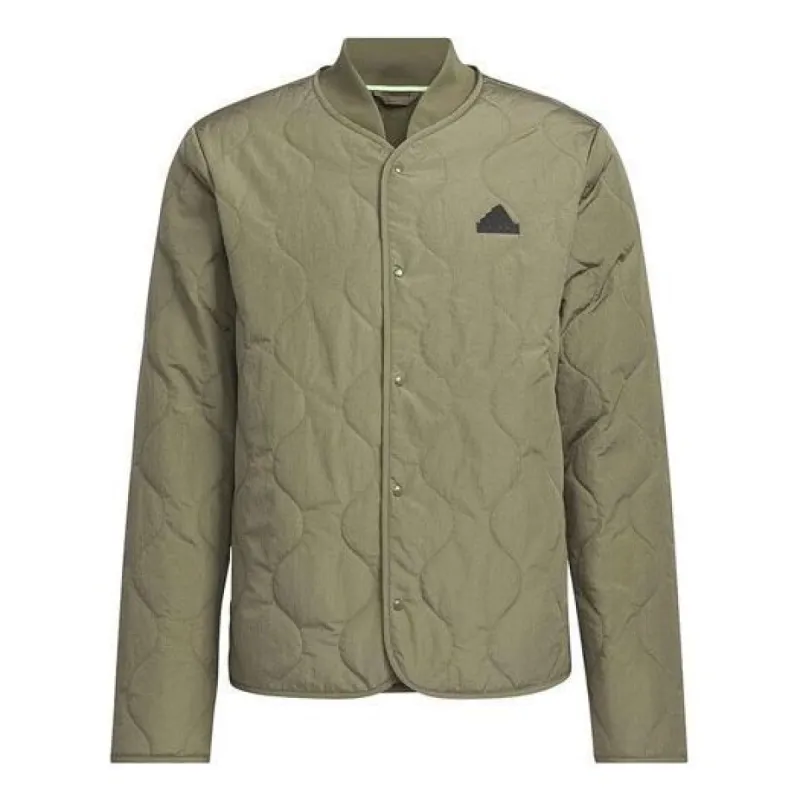 adidas City Escape Padded Jacket 'Olive Green' JE8570 sold by KicksCrew