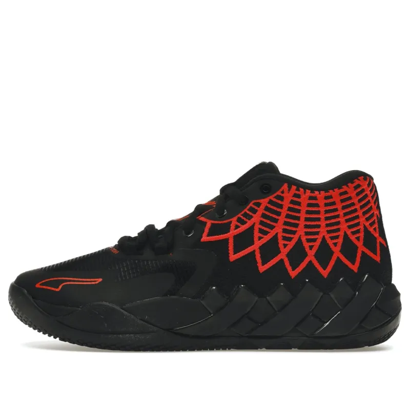 (GS) Puma LaMelo Ball MB.01 'Black Red Blast' 376886-08 sold by KicksCrew