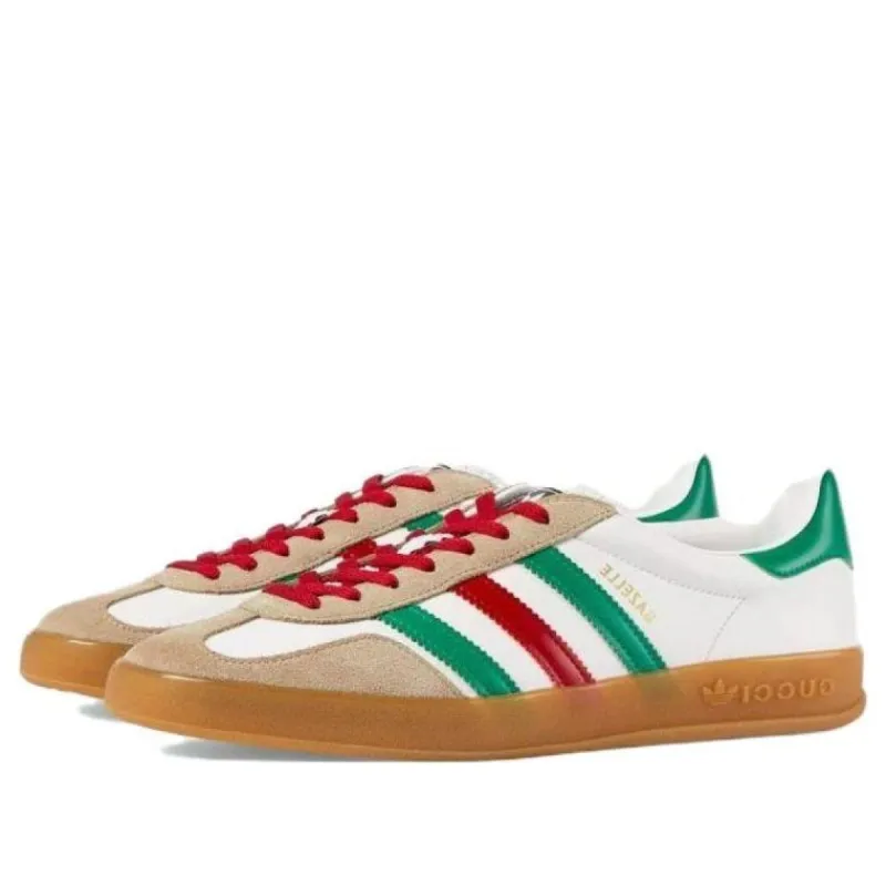 adidas originals x GUCCI Gazelle 'White Green Red' 726487-AAA43-9547 sold by KicksCrew