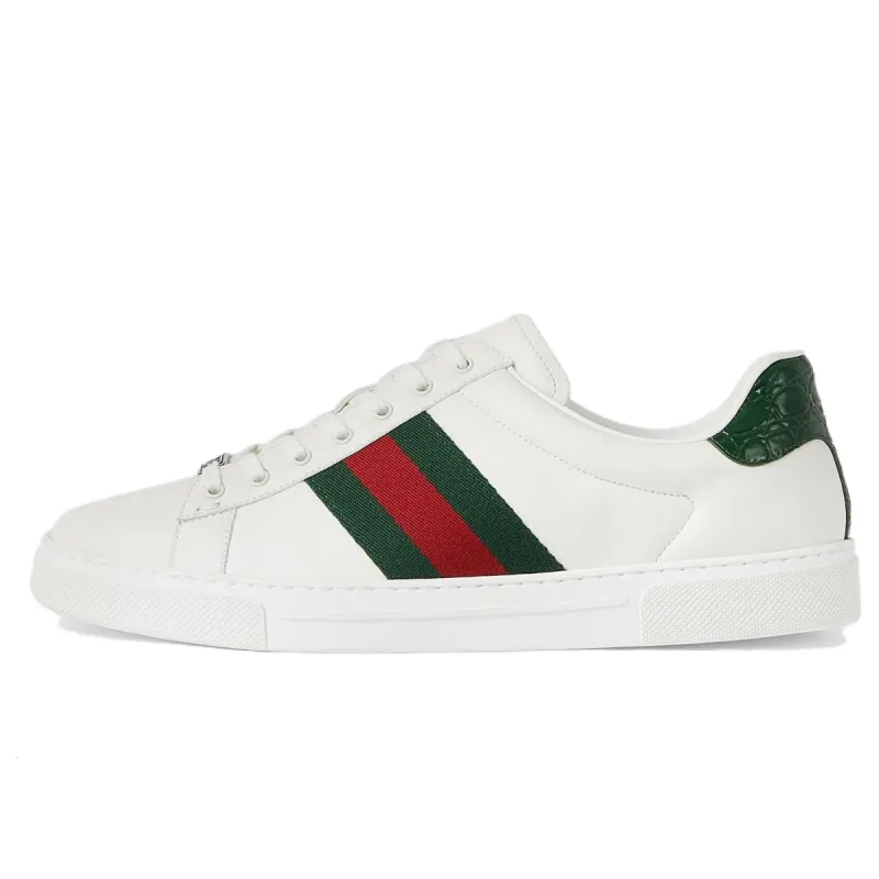 Gucci Ace Web 'White' 757892-AACAG-9055 sold by KicksCrew
