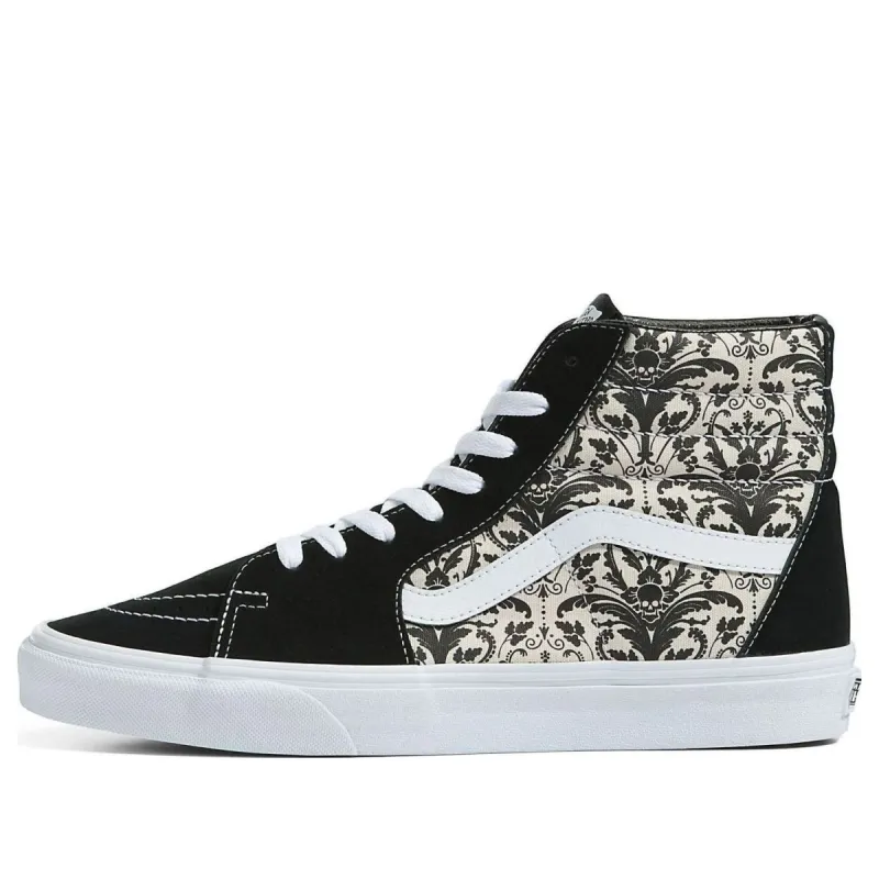(WMNS) Vans Sk8-Hi Skull Tapestry Shoes 'Black White' VN0A7Q5N95X sold by KicksCrew