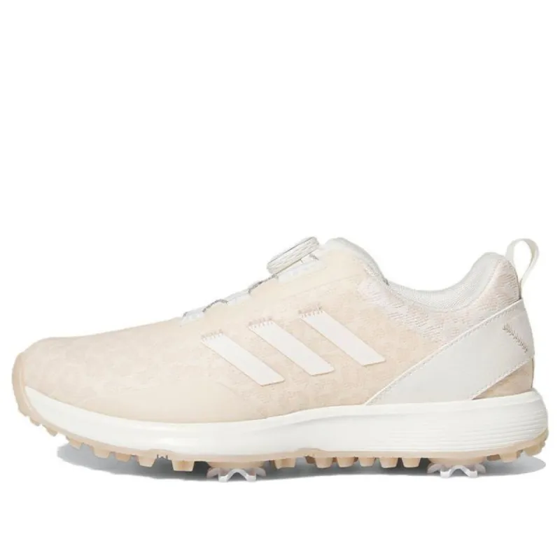 (WMNS) Adidas S2G BOA Spiked Golf Shoes 'Chalk White Wonder Quartz' GV9435 sold by KicksCrew