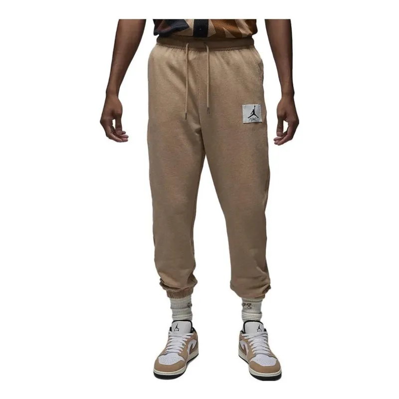 Air Jordan Flight Fleece Sweatpants 'Hemp Heather Sail' DQ7468-201 sold by KicksCrew
