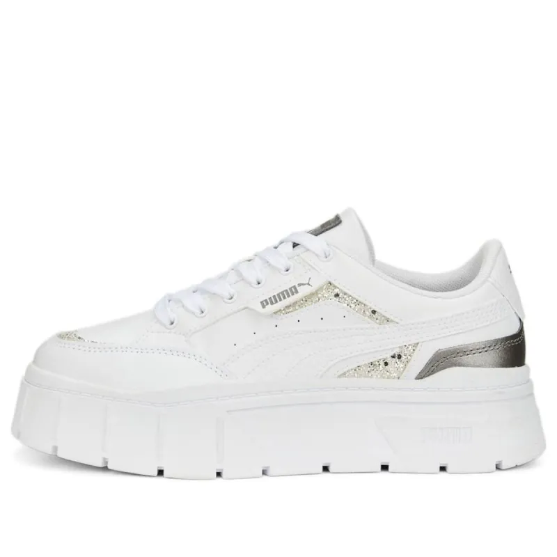 (WMNS) PUMA Mayze Stack SQ 'White' 386271-01 sold by KicksCrew