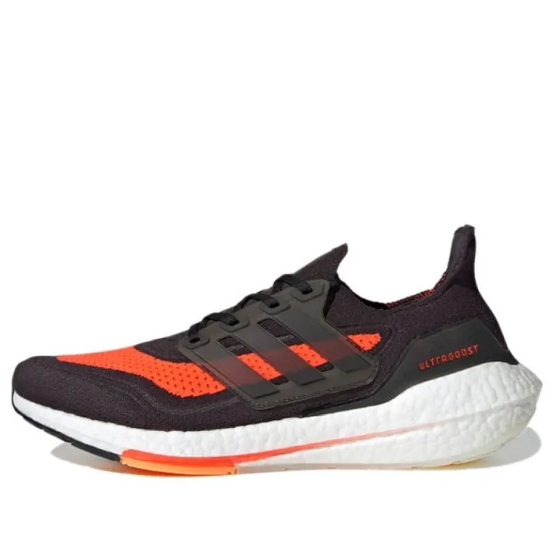 Adidas Ultra Boost 21 Shoes 'Core Black Solar Red' FZ2559 sold by KicksCrew