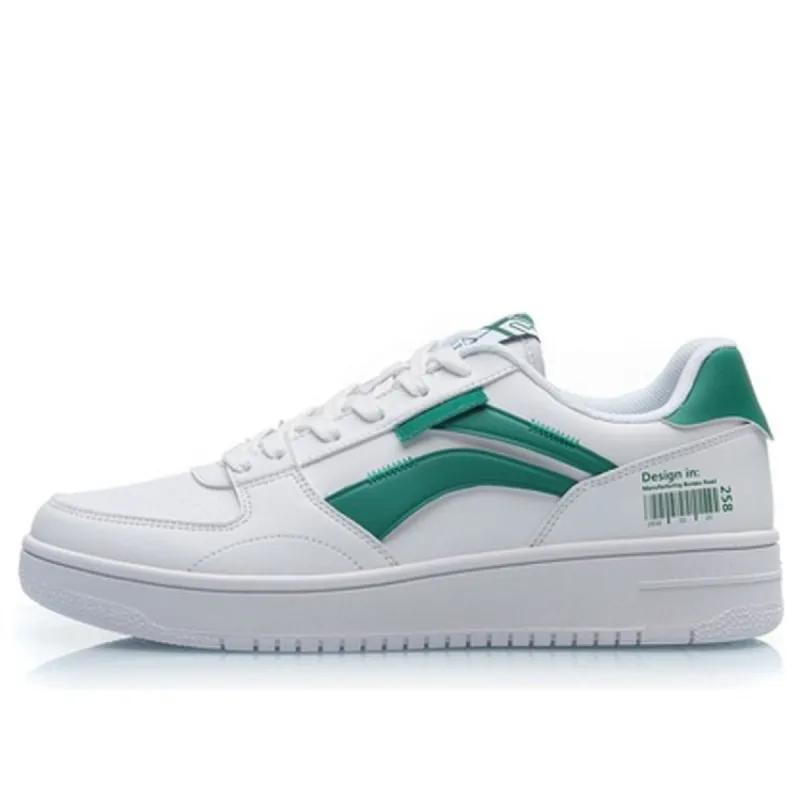 Li-Ning No.258 Classic Leisure Low 'White Green' AGCN357-4 sold by KicksCrew