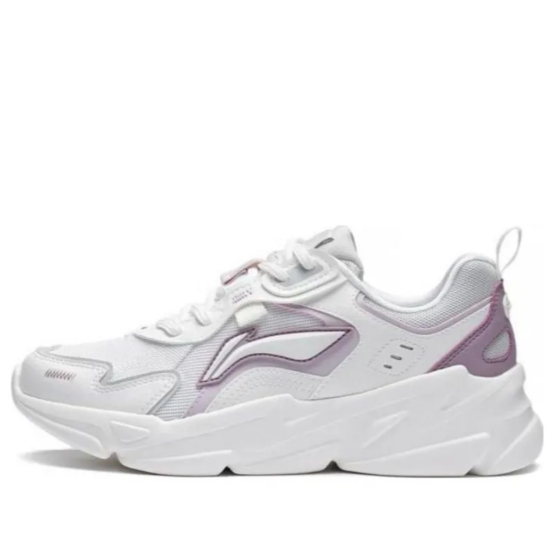 (WMNS) Li-Ning Yunhai 'White Grey Purple' AGCT154-1 sold by KicksCrew
