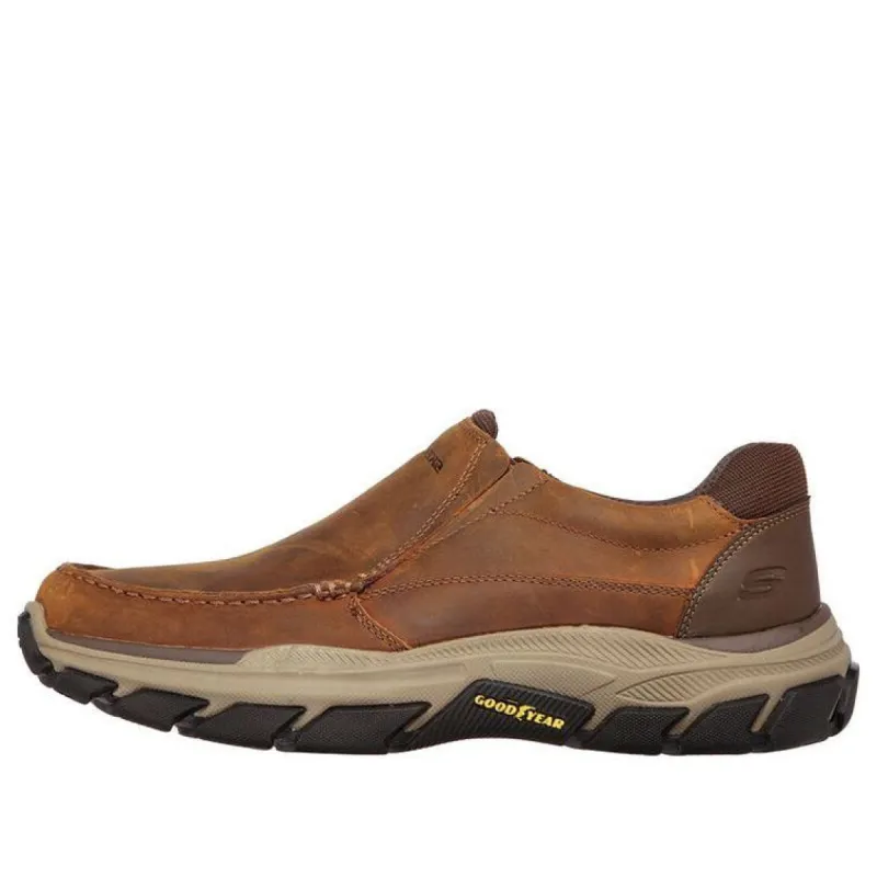 Skechers Relaxed Fit Respected Catel 'Dark Brown' 204321-CDB sold by KicksCrew