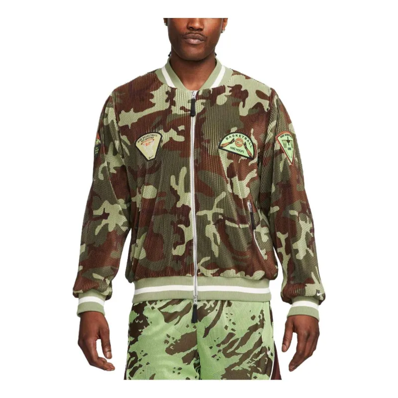 Nike Dri-FIT Full-Zip Basketball Jacket 'Camouflage' DX0424-259 sold by KicksCrew