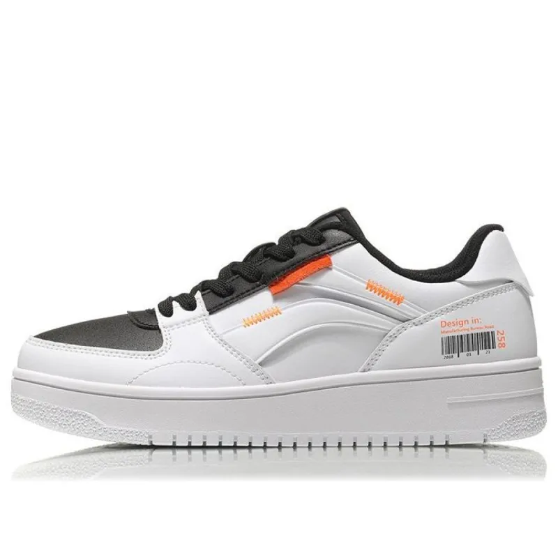 (WMNS) Li-Ning No.258 Classic Leisure Low 'White Black' AGCN402-6 sold by KicksCrew