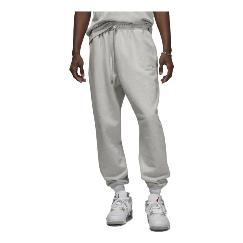 Air Jordan Wordmark Fleece Pants 'Grey' FJ0696-050 sold by KicksCrew