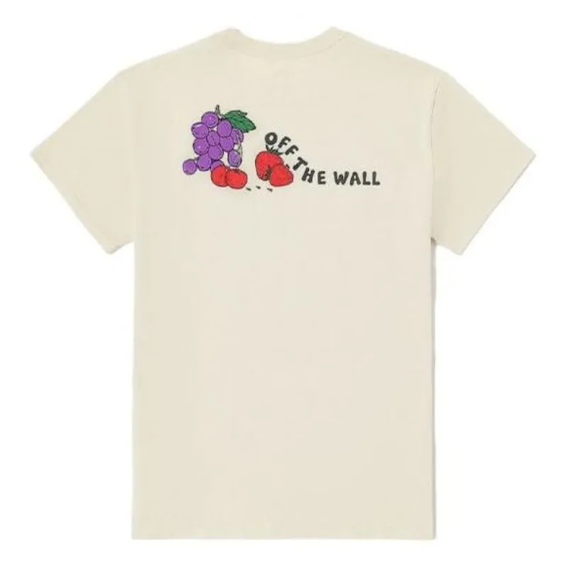 (WMNS) Vans Fruit Logo T-Shirt 'Beige' VN0008XY3KS sold by KicksCrew