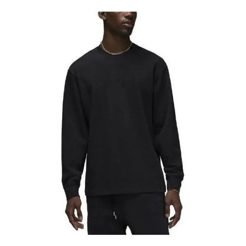 Air Jordan Wordmark Long Sleeve T-Shirt 'Black' FJ0702-010 sold by KicksCrew