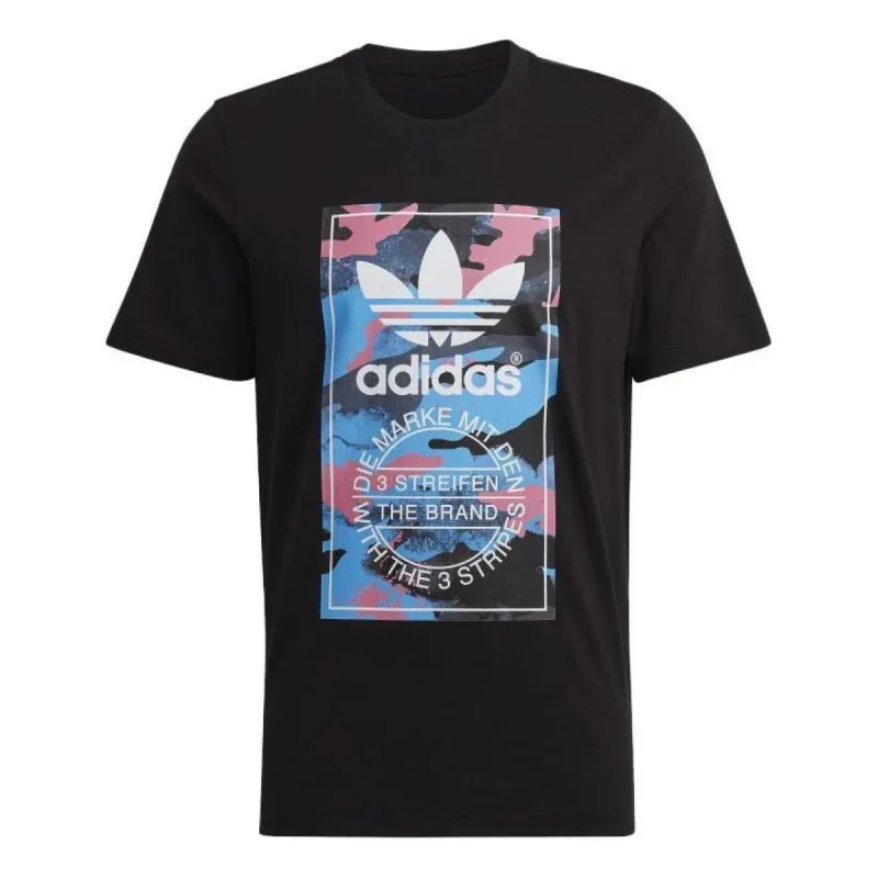 adidas originals Graphic Camo T-shirt 'Black' HK5157 sold by KicksCrew