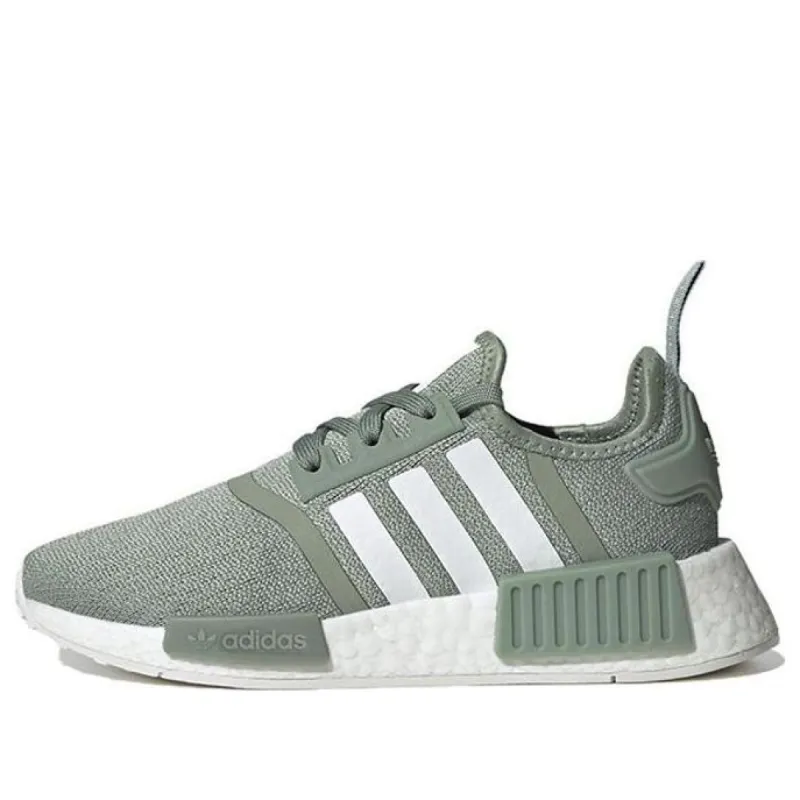 (GS) adidas NMD_R1 'Silver Green' HQ1655 sold by KicksCrew
