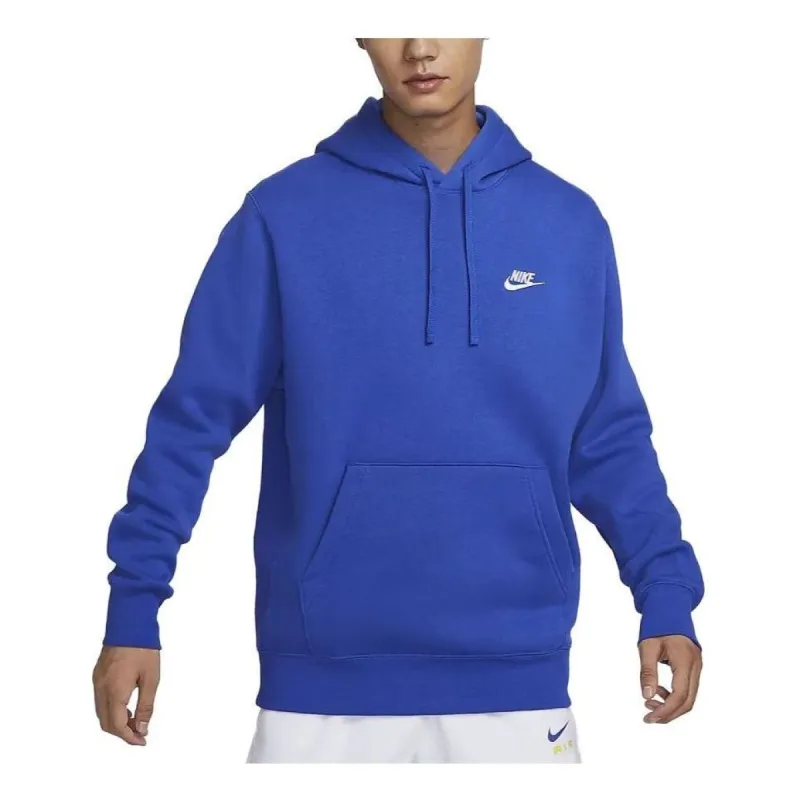 Nike Sportswear Club Fleece Pullover Hoodie 'Blue' BV2655-480 sold by KicksCrew