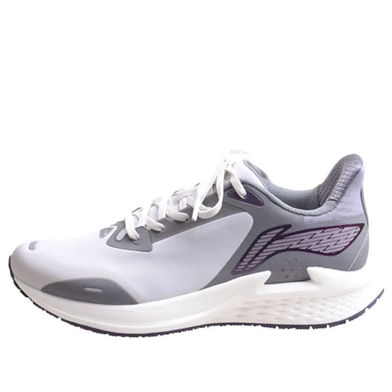 Li-Ning Running 'Grey White Purple' ARMR017-3 sold by KicksCrew