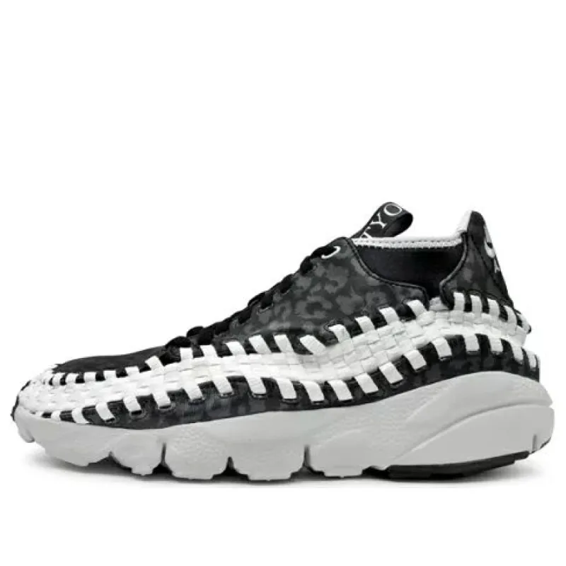 Nike Air Footscape Woven Chukka x mita sneakers 'Black Leopard/White' 443686-003 sold by KicksCrew