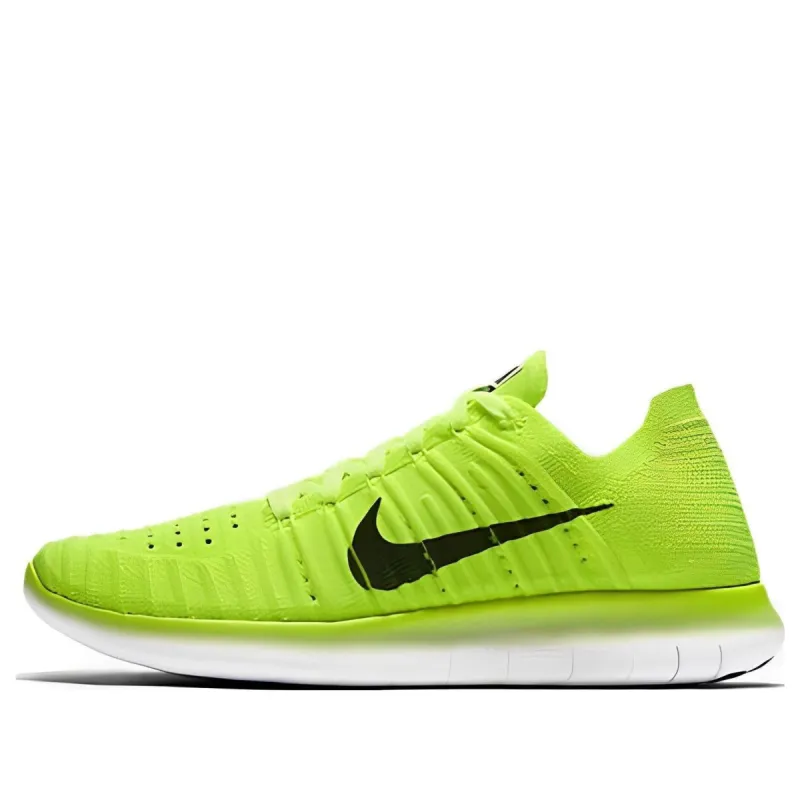 (WMNS) Nike Free RN Flyknit 'Medals Stand Volt' 842546-700 sold by KicksCrew