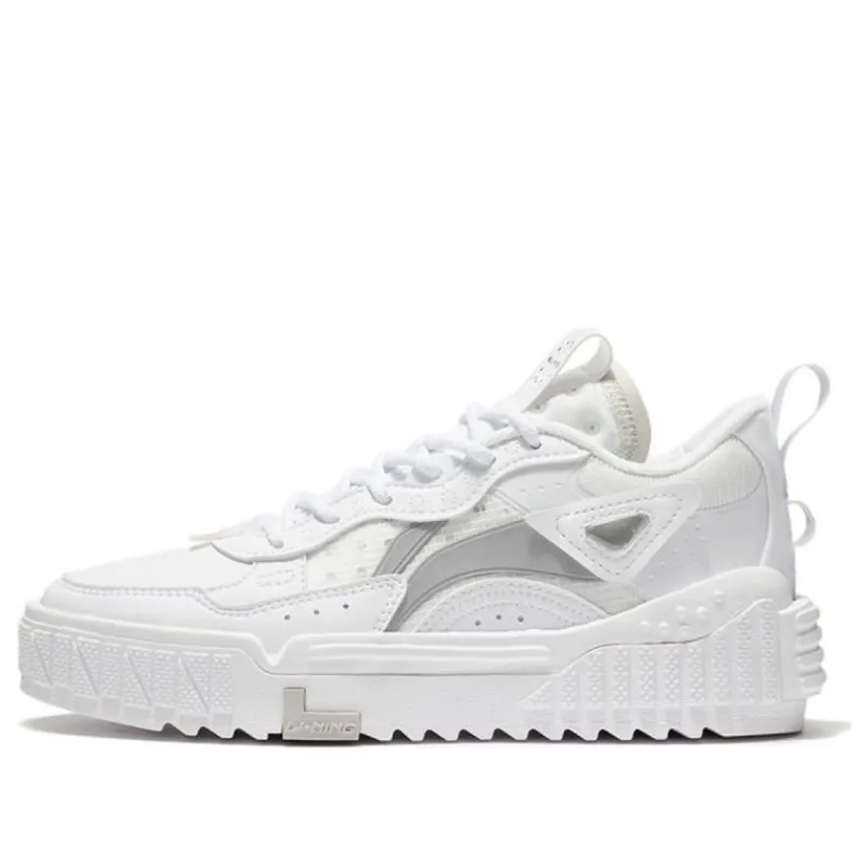 (WMNS) Li-Ning No.258 Skateboarding 'White Grey' AGCS076-1 sold by KicksCrew