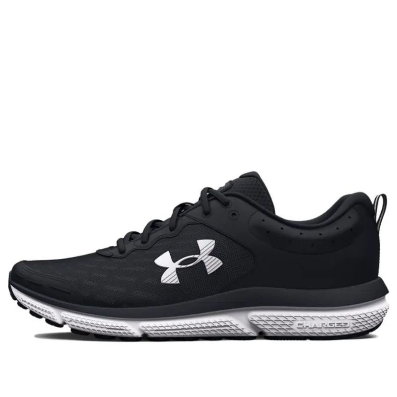(WMNS) Under Armour Charged Assert 10 'Black White' 3026179-001 sold by KicksCrew
