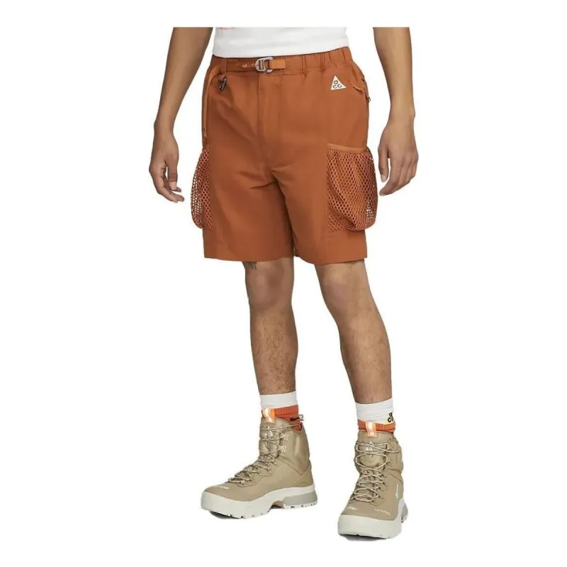 Nike ACG Snowgrass Cargo Shorts 'Dark Russet' DV9406-246 sold by KicksCrew