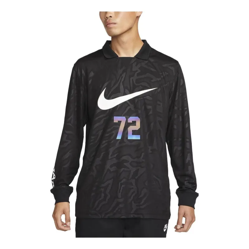 Nike Sportswear Long-Sleeve Top 'Black' DX0050-010 sold by KicksCrew