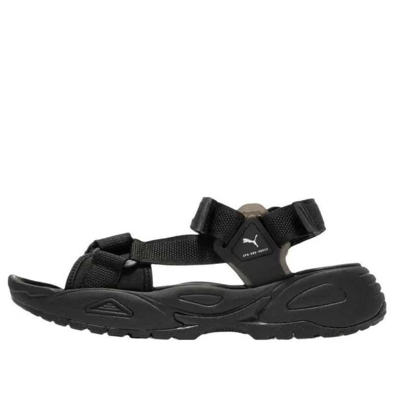 PUMA Traek Lite Sandal 'Black' 389075-01 sold by KicksCrew