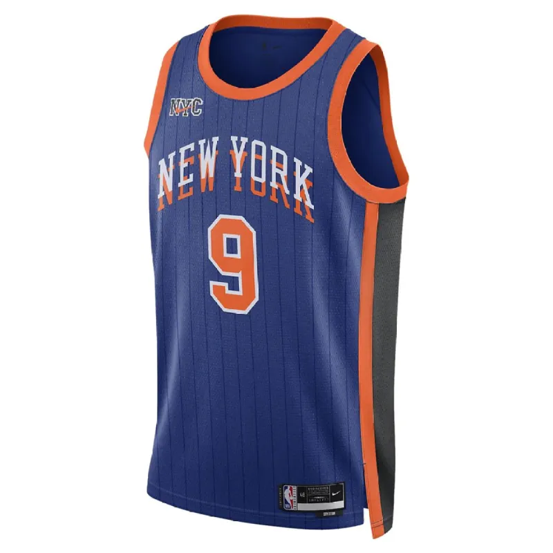Nike Dri-FIT NBA Swingman Jersey 2023/24 City Edition 'New York Knicks RJ Barrett' DX8512-400 sold by KicksCrew