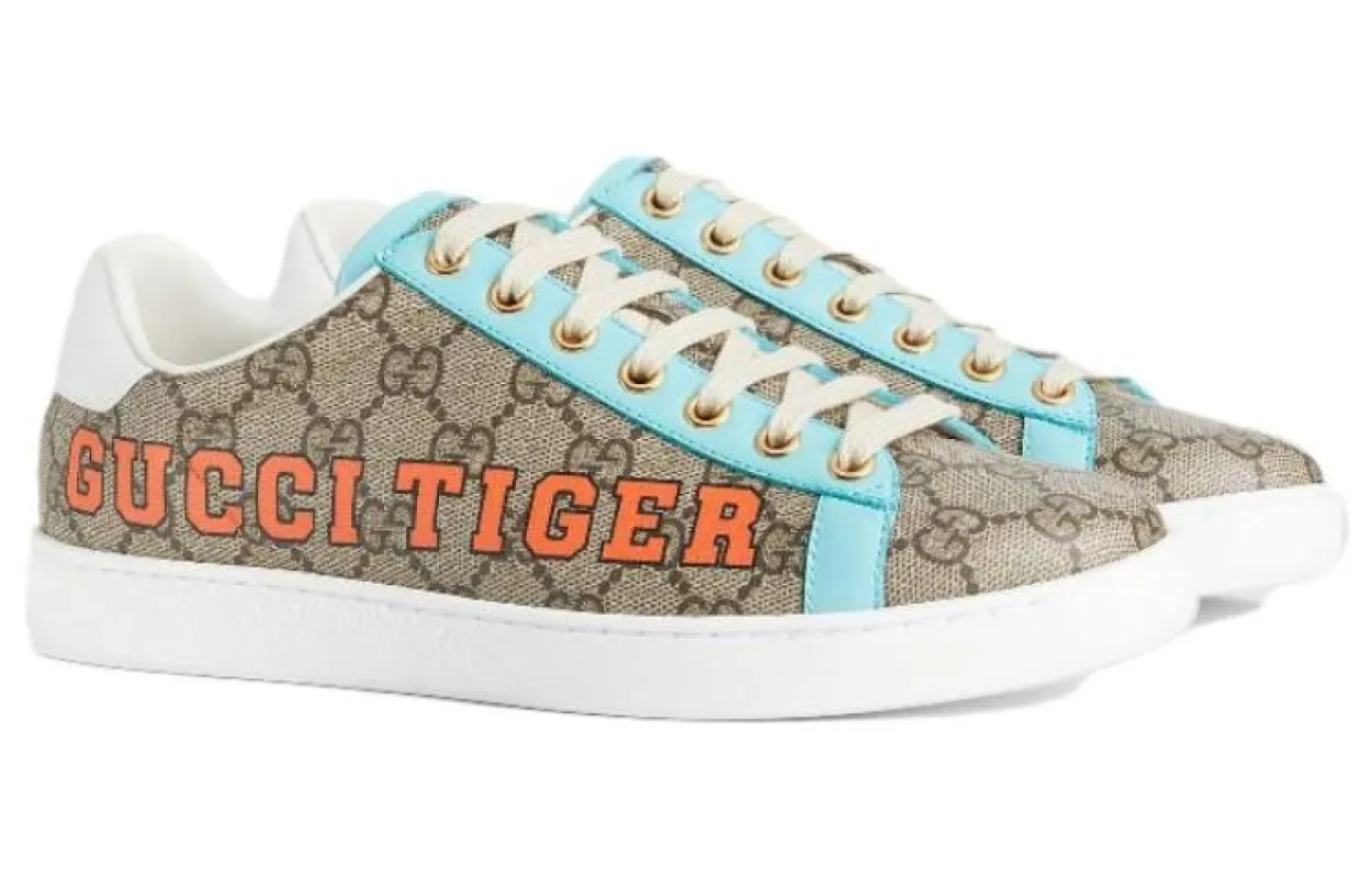(WMNS) Gucci Ace GG Supreme 'Gucci Tiger Print' 687623-UTD10-9775 sold by KicksCrew