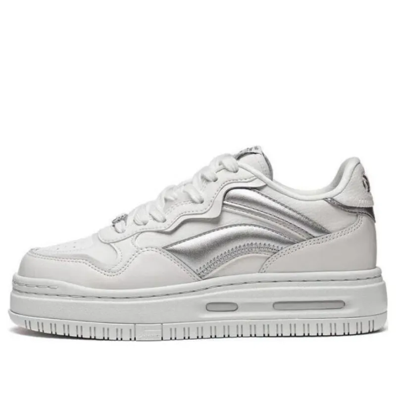(WMNS) Li-Ning Future C1 Sportswear Shoes 'Silver White' AGCT120-5 sold by KicksCrew