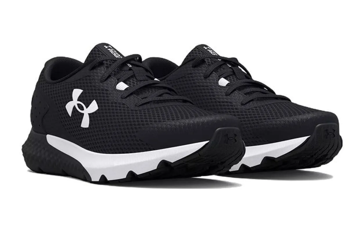 (GS) Under Armour Charged Rogue 3 'Black White' 3024981-001 sold by KicksCrew