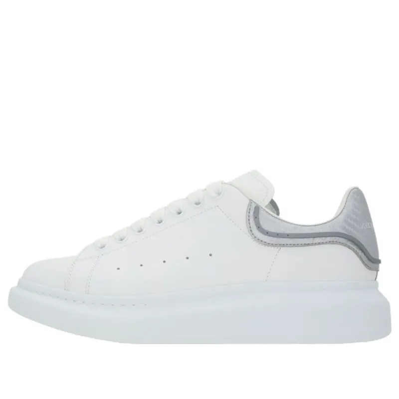 Alexander McQueen Oversized Low-Top Sneakers 'White Silver' 735770WICYU9071 sold by KicksCrew
