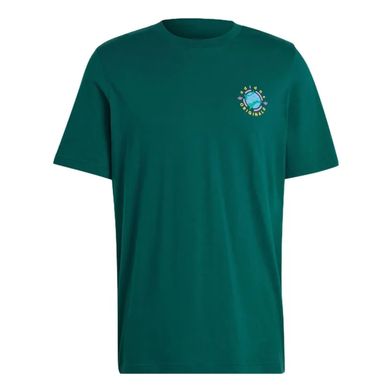 adidas originals Wander Hour Short Sleeve T-shirt 'Collegiate Green' II8471 sold by KicksCrew