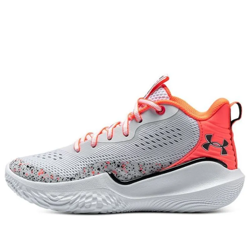 (WMNS) Under Armour Flow Breakthru 2 'White Orange' 3024594-104 sold by KicksCrew