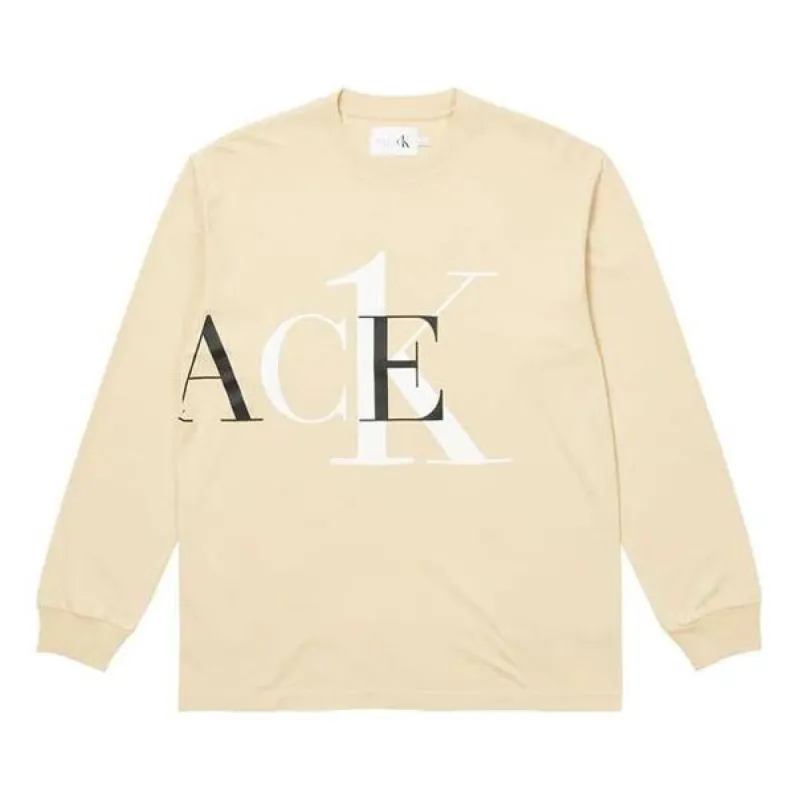 Palace X Calvin Klein SS22 Long Sleeve Shirt 'Yellow' P22CKLS005 sold by KicksCrew
