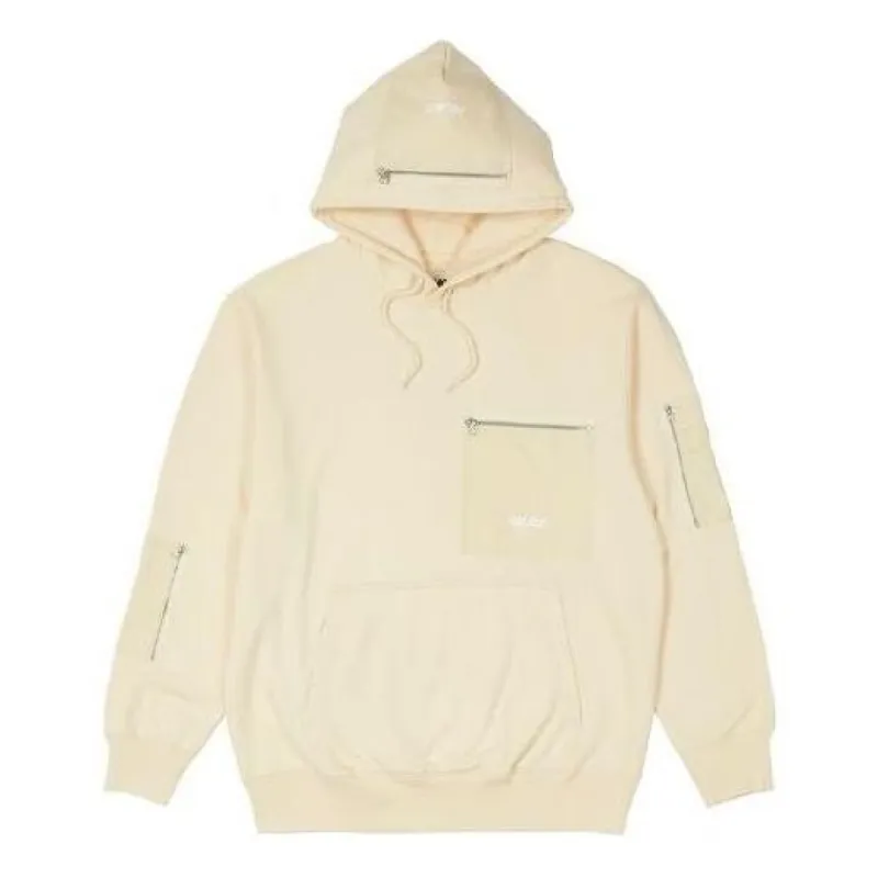 Palace FW21 Flight Pocket Hoodie 'Beige' P21CS155 sold by KicksCrew