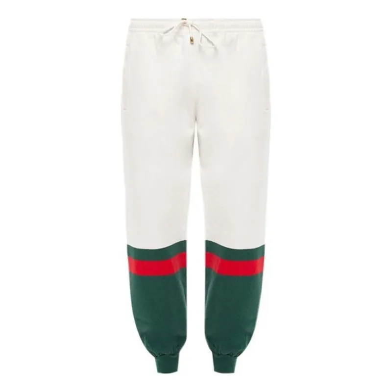Gucci Web Panel Jogger Pant 'White' 625403-XJCSU-9146 sold by KicksCrew