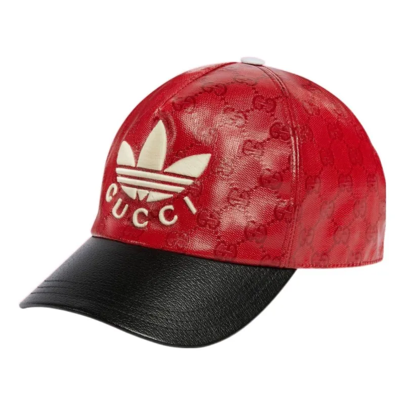 Gucci X adidas GG Canvas Baseball 'Red Black' 724833-4HAUU-6477 sold by KicksCrew