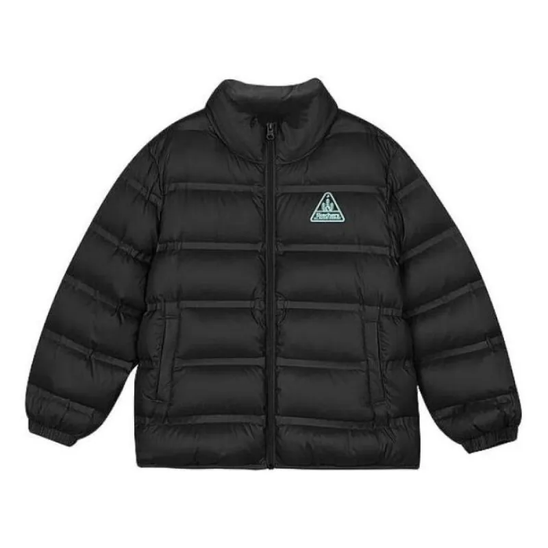 (PS) Skechers Windbreaker Down Jacket 'Black White' L423K058-0018 sold by KicksCrew