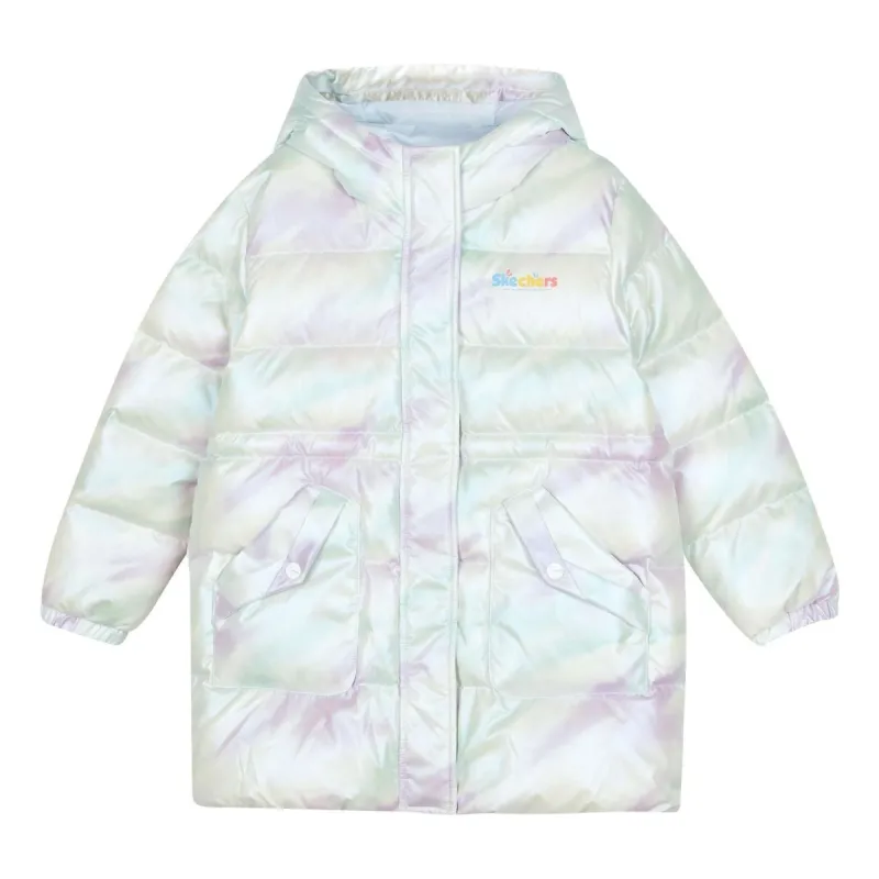 (PS) Skechers Casual Long Down Jacket 'White' L423G133-03S7 sold by KicksCrew