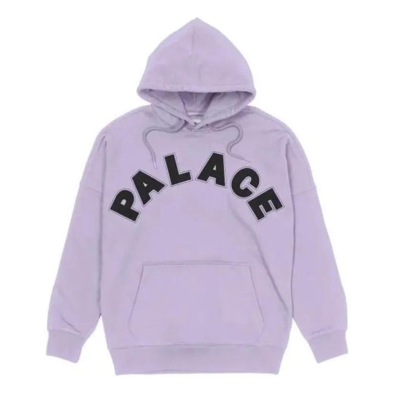 Palace FW22 Cut Out Hood Lilac Logo Hoodie 'Purple' P21CS164 sold by KicksCrew
