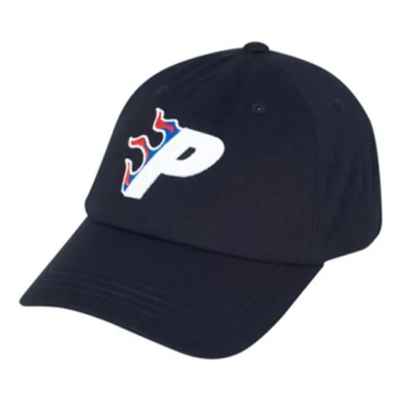 Palace Flaming 6-Panel 'Black' P17H040 sold by KicksCrew