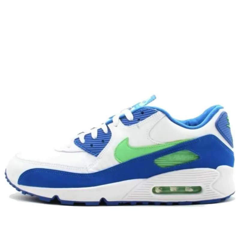 Nike Air Max 90 'White Blue Green' 312642-131 sold by KicksCrew